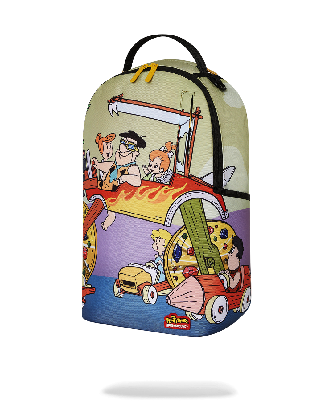 Sprayground Flintstones Big Rider Backpack - Blue / Green - Shopsportive