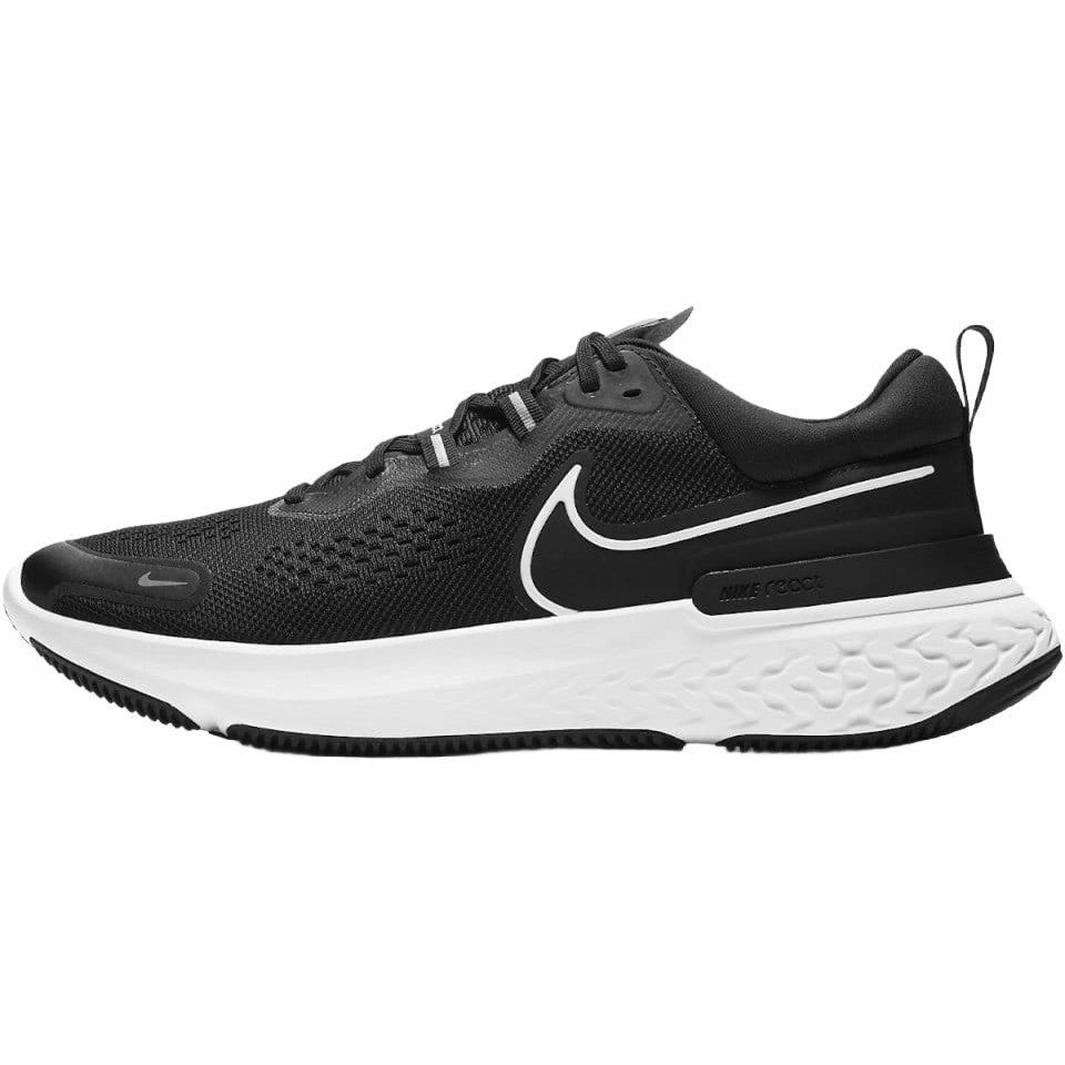 Nike Men's React Miler 2 Shoes - Black / Smoke Grey / White - Shopsportive