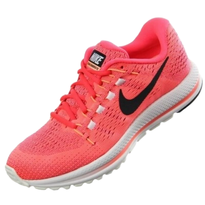 Nike Women's Air Zoom Vomero 12 Shoes - Lava Glow / Black / Racer Pink / Sunset Glow - Shopsportive