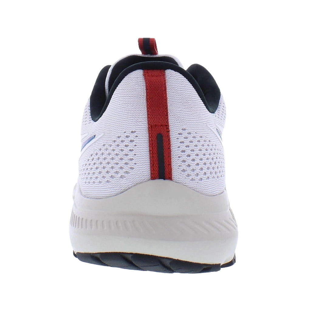 Nike Men's Air Zoom Pegasus 37 Shoes - White / Concord / Bright Crimson / Black - Shopsportive