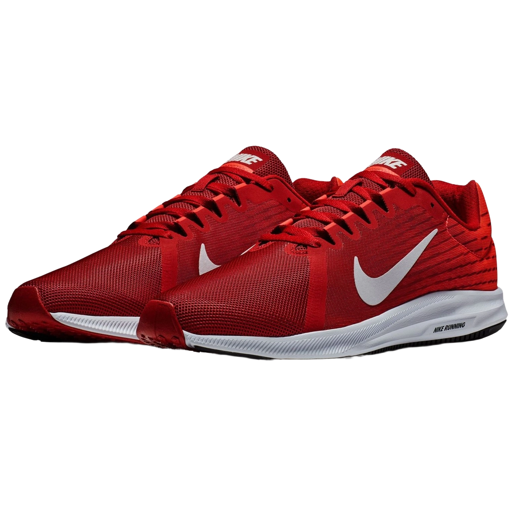 Nike Men's Downshifter 8 Shoes - Gym Red / Vast Grey / Bright Crimson / Black / White - Shopsportive
