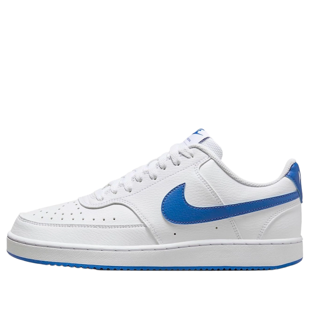 Nike Men's Court Vision Low Shoes - White / Royal Blue - Shopsportive