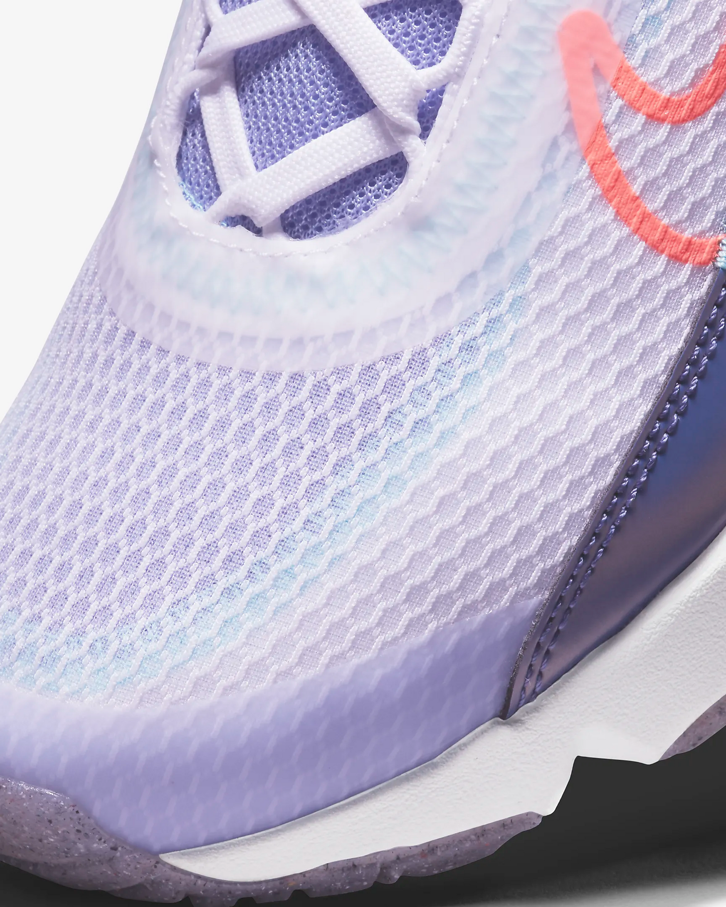 Nike Kid's Air Max 2090 SE Shoes - White / Dark Purple Dust / Light Thistle / Bright Mango Sportive