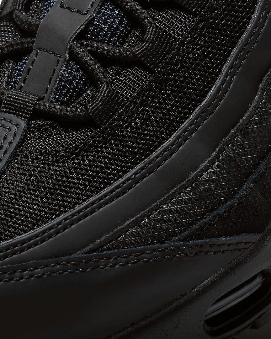 Nike Men's Air Max 95 Essential Shoes - Black / Dark Grey - Shopsportive