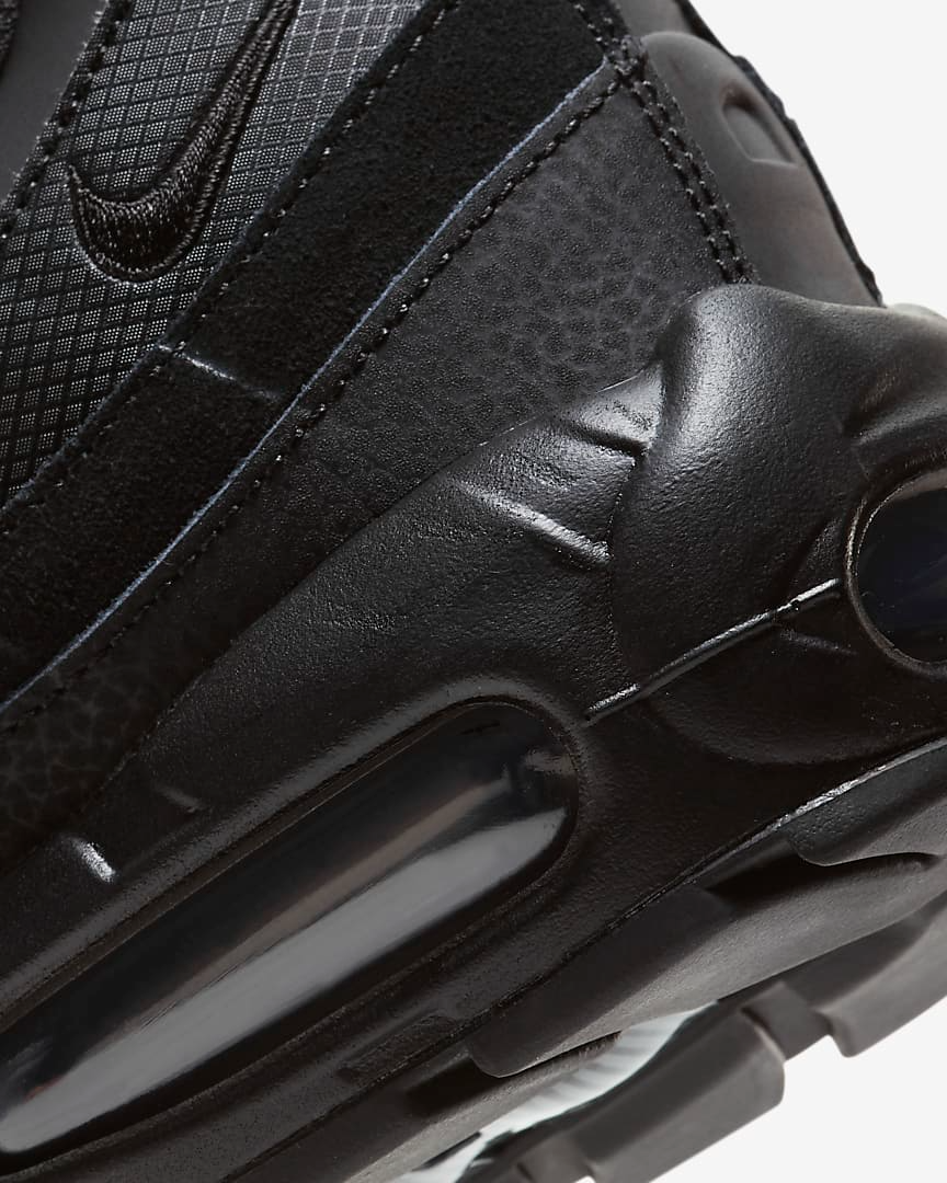 Nike Men's Air Max 95 Essential Shoes - Black / Dark Grey - Shopsportive
