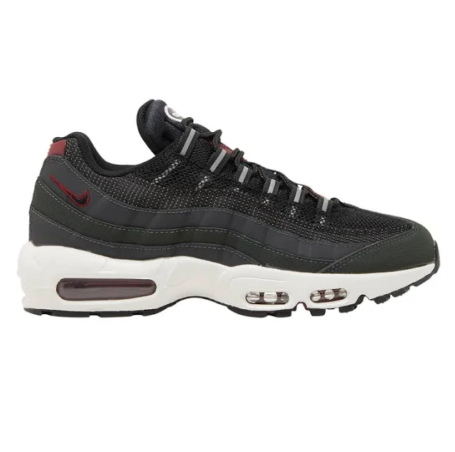 Nike Men's Air Max 95 Shoes - Anthracite / Team Red / Summit White / Black - Shopsportive