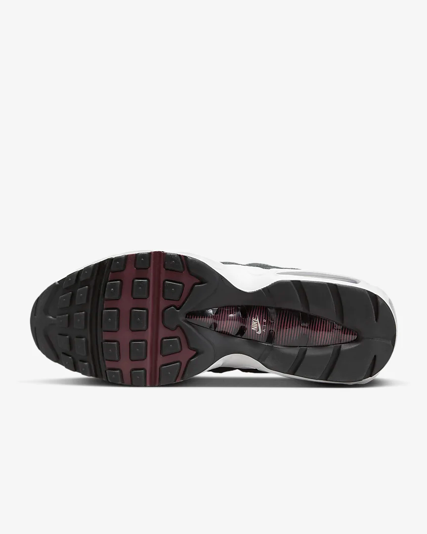 Nike Men's Air Max 95 Shoes - Anthracite / Team Red / Summit White / Black Sportive