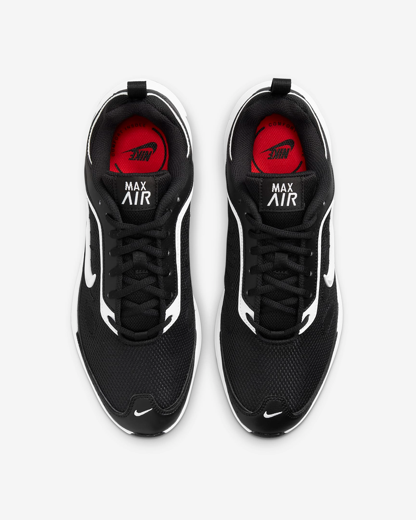 Nike Men's Air Max AP Shoes - Black / Bright Crimson / White Sportive