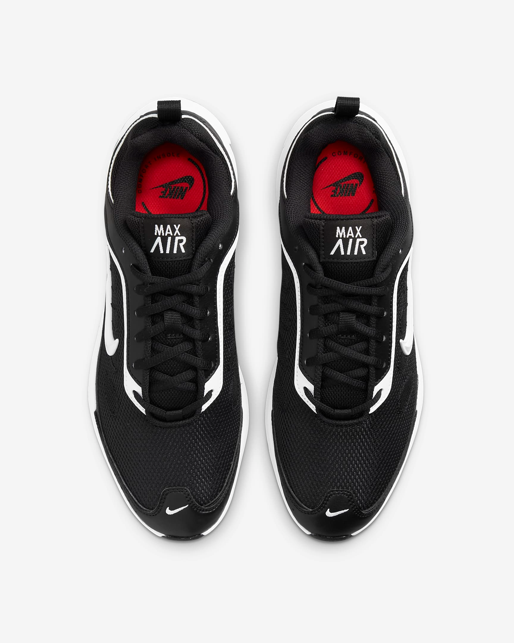 Nike Men's Air Max AP Shoes - Black / Bright Crimson / White - Shopsportive