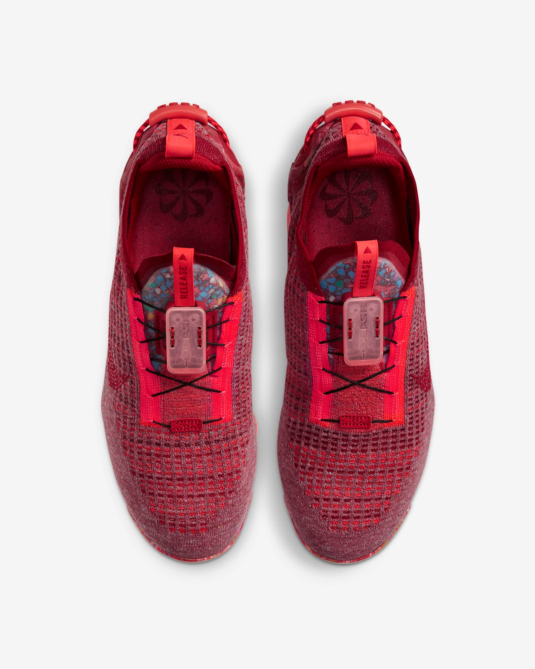 Nike Men's Air Vapor Max 2020 FlyKnit Shoes - Team Red / Flash Crimson / Gym Red - Shopsportive