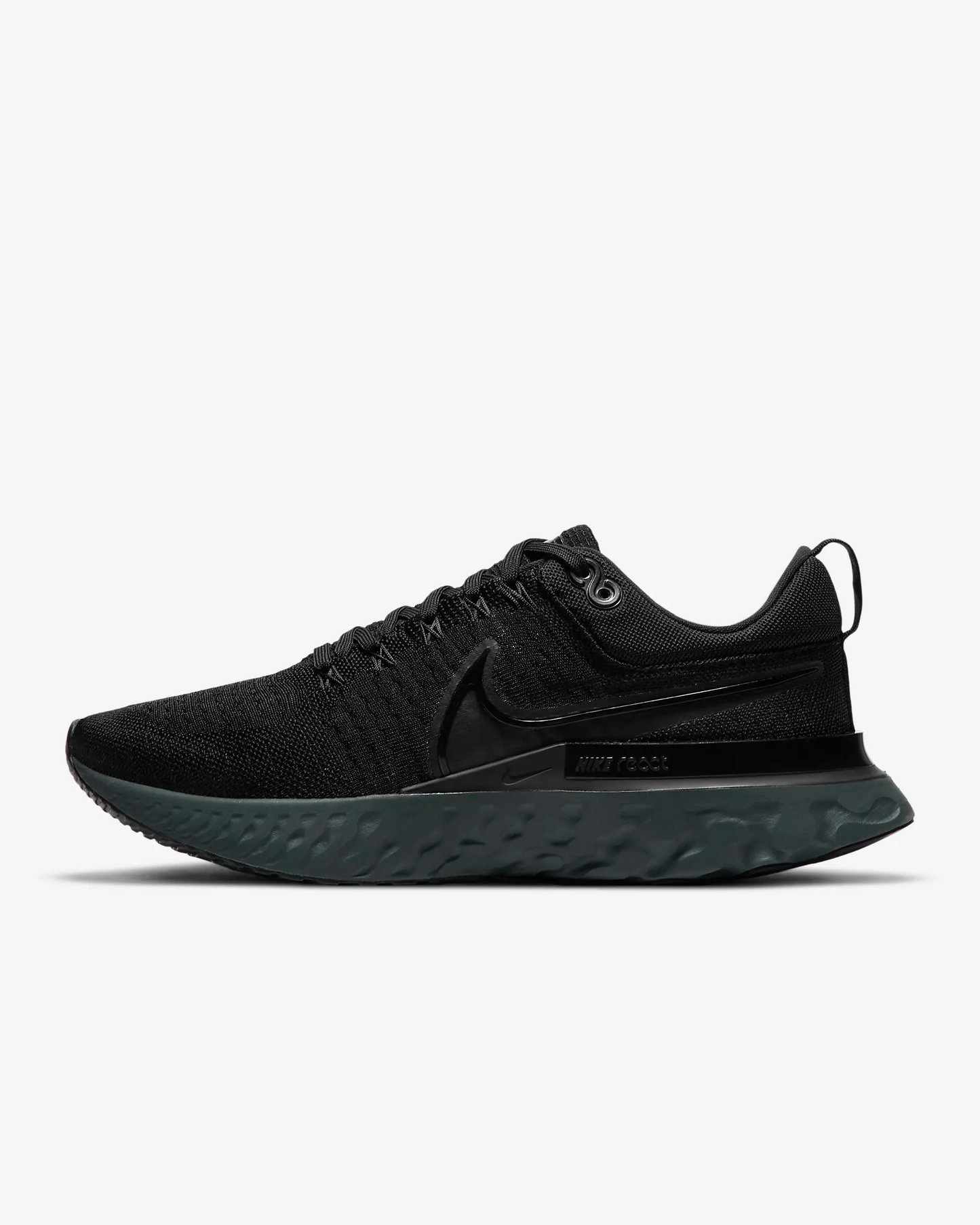Nike Men's React Infinity Run Flyknit 2 Shoes - Black / Iron Grey Sportive