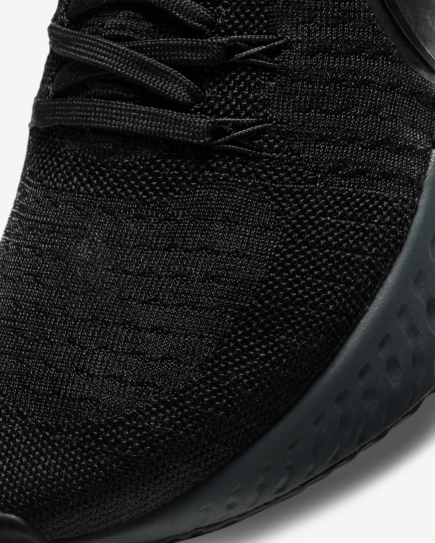Nike Men's React Infinity Run Flyknit 2 Shoes - Black / Iron Grey Sportive