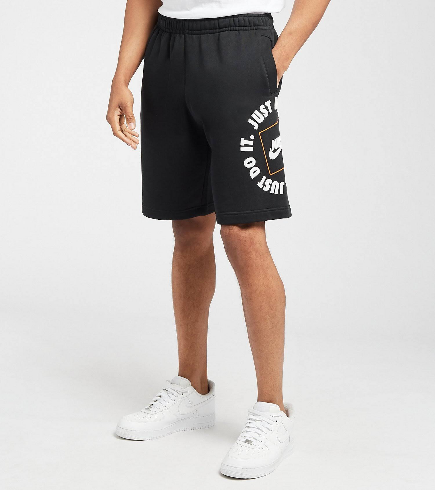 Nike Men's Sportswear JDI Fleece Shorts - Black - Shopsportive