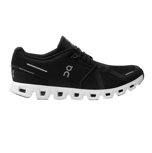 On Running Men's Cloud 5 Shoes - Black / White Sportive