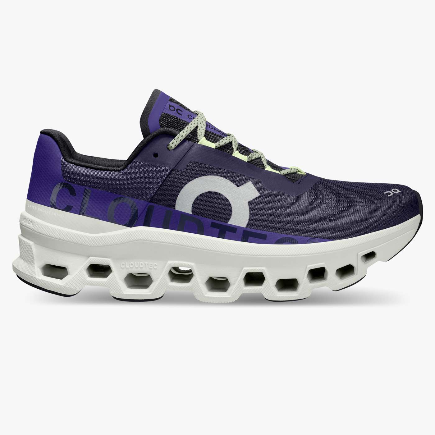On Running Men's Cloudmonster Shoes - Acai / Aloe - Shopsportive