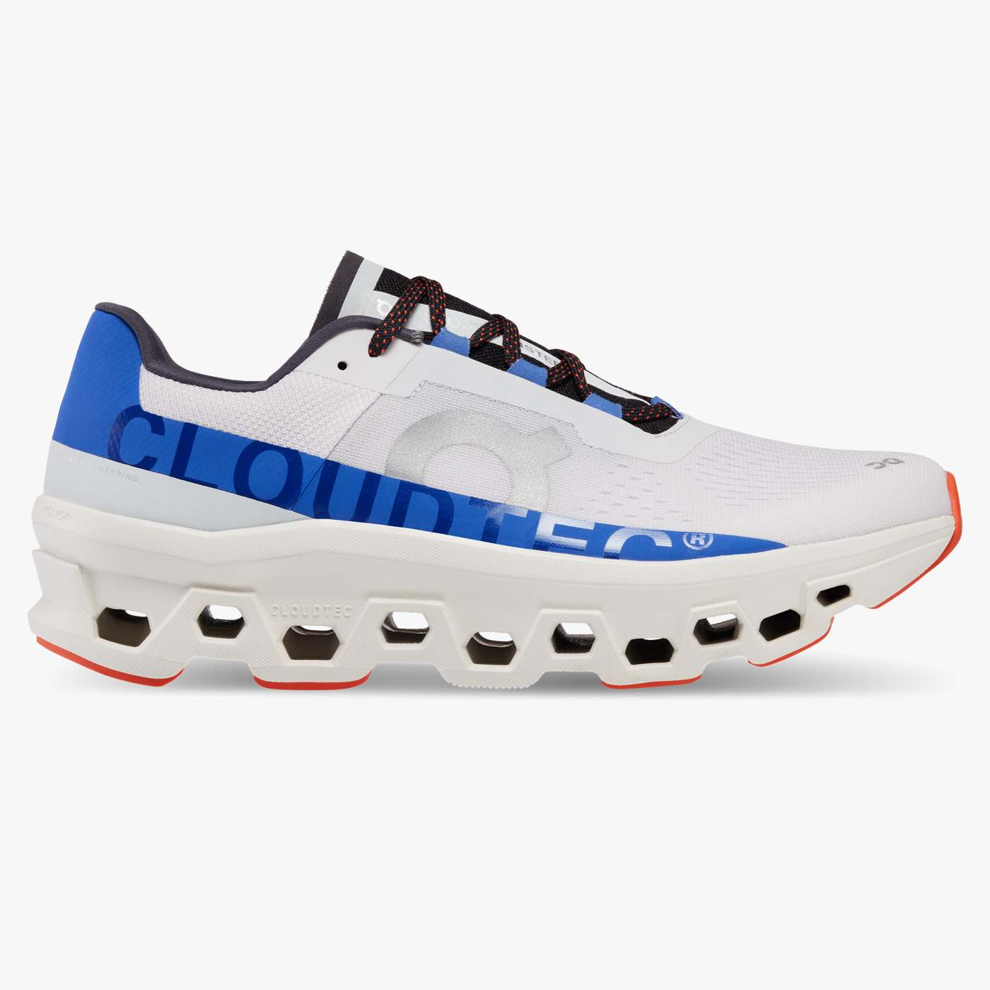 On Running Men's Cloudmonster Shoes - Frost / Cobalt - Shopsportive