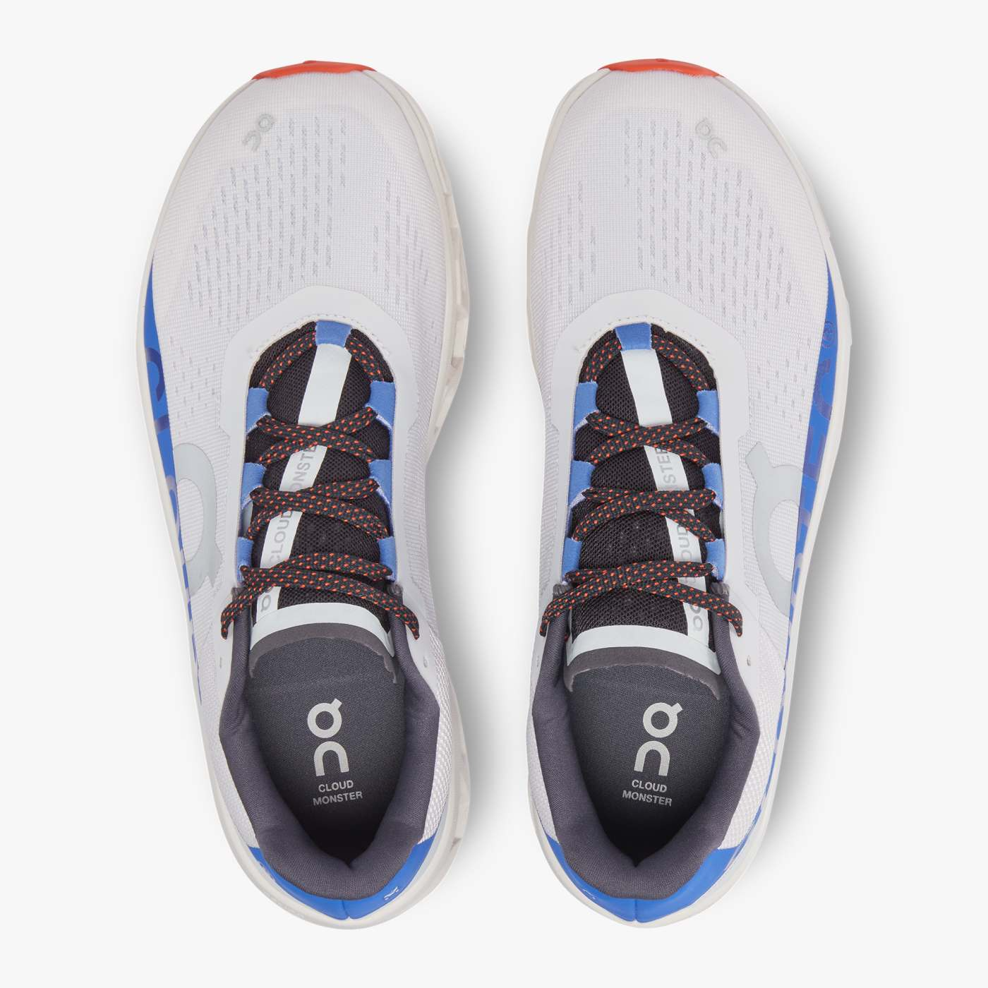 On Running Men's Cloudmonster Shoes - Frost / Cobalt - Shopsportive