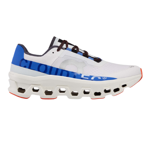 On Running Men's Cloudmonster Shoes - Frost / Cobalt - Shopsportive