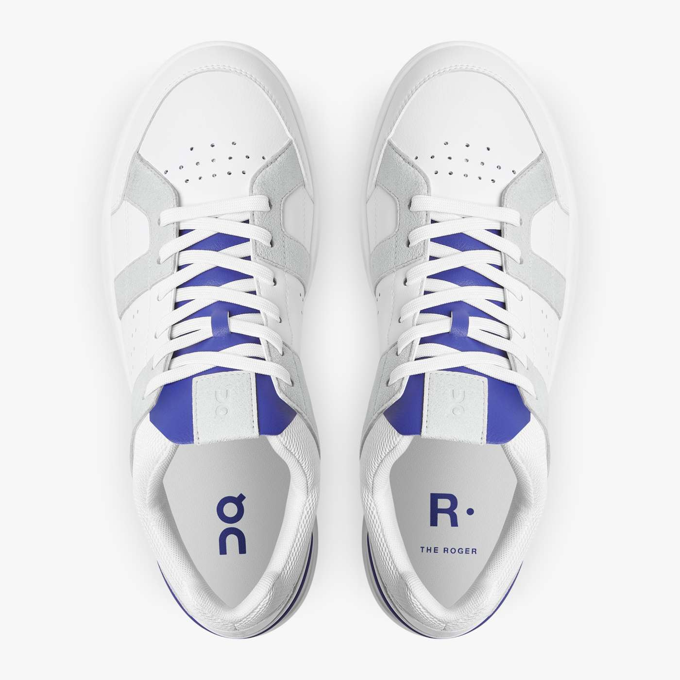 On Running Men's The Roger Clubhouse Shoes - White / Indigo - Shopsportive