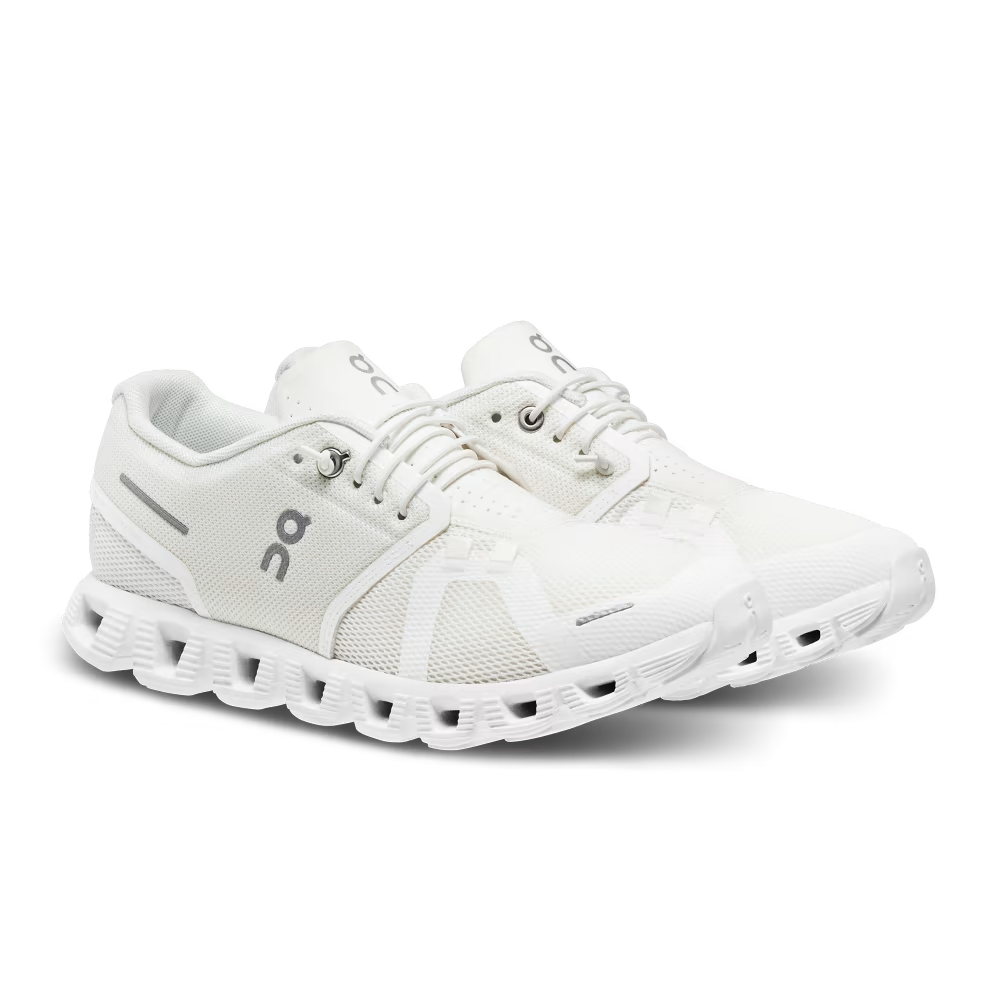 On Running Women's Cloud 5 Shoes - Undyed White / White Sportive