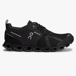 On Running Women's Cloud Waterproof Shoes - Black / Lunar Sportive