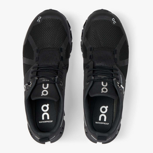 On Running Women's Cloud Waterproof Shoes - Black / Lunar Sportive