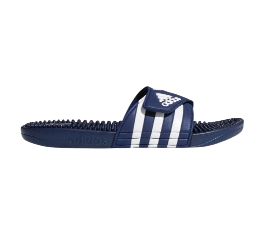 Adidas Men's Adissage Slides - Dark Blue / Cloud White / Dark Blue