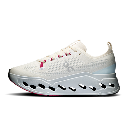 On Running Women's Cloudsurfer Max Shoes - Ivory / Arctic - Shopsportive