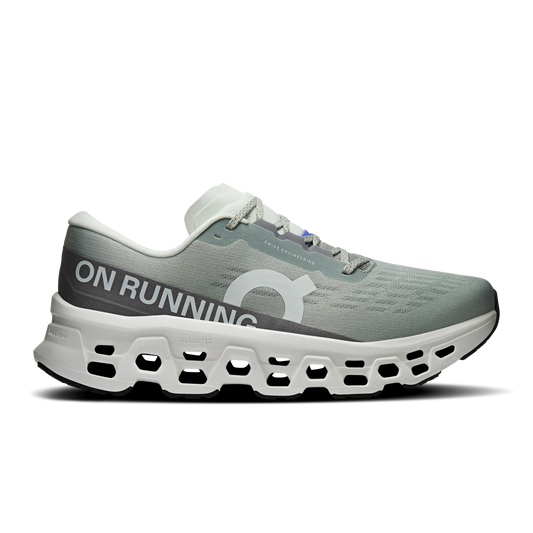 On Running Men's Cloudmonster 3 Shoes - Tin / Ivory - Shopsportive