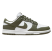 Nike Women's Dunk Low Shoes - White / Medium Olive - Shopsportive