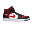 Nike Kids' Jordan 1 Mid Shoes - Black / Fire Red / White - Shopsportive