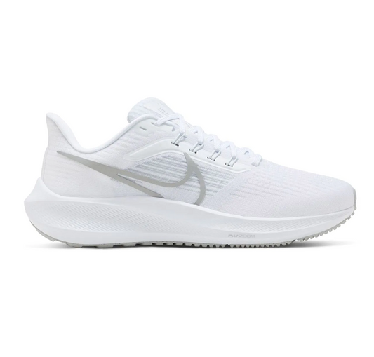 Nike Women's Air Zoom Pegasus 39 Shoes - White / Metallic Silver / Pure Platinum / Grey Fog