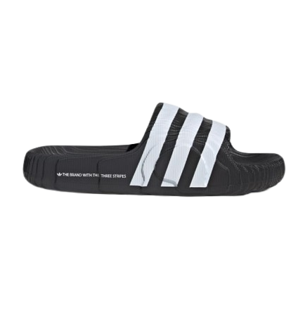 Adidas Men's Adilette 22 Slides - Core Black / Cloud White