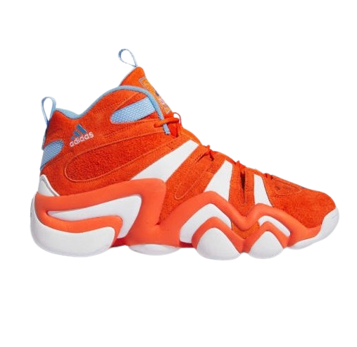 Adidas Men's Crazy 8 Shoes - Team Orange / Cloud White / Team Light Blue