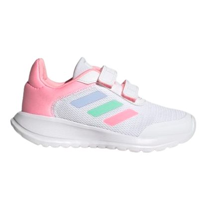 Adidas Kids' Tensaur Run Shoes - Cloud White / Blue Dawn / Beam Pink - Shopsportive