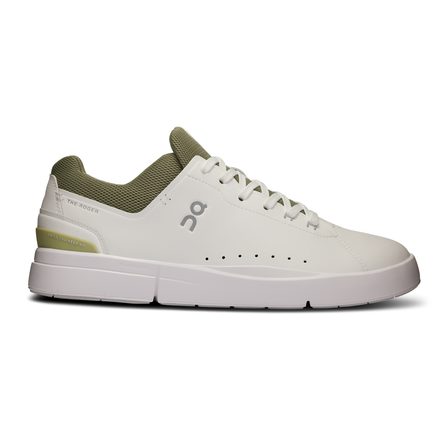 On Running Men's The Roger Advantage Shoes - White / Olive