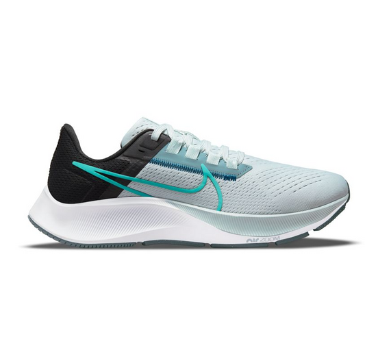 Nike Women's Air Zoom Pegasus 38 Shoes - Ghost Aqua / Aviator Grey / Black / Washed Teal