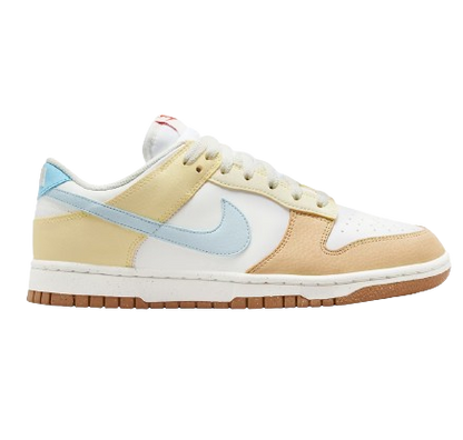 Nike Women's Dunk Low Shoes - Summit White / Aquarius Blue / Soft Yellow / Glacier Blue - Shopsportive
