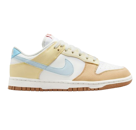 Nike Women's Dunk Low Shoes - Summit White / Aquarius Blue / Soft Yellow / Glacier Blue