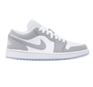 Nike Women's Air Jordan 1 Low Shoes - White / Wolf Grey - Shopsportive