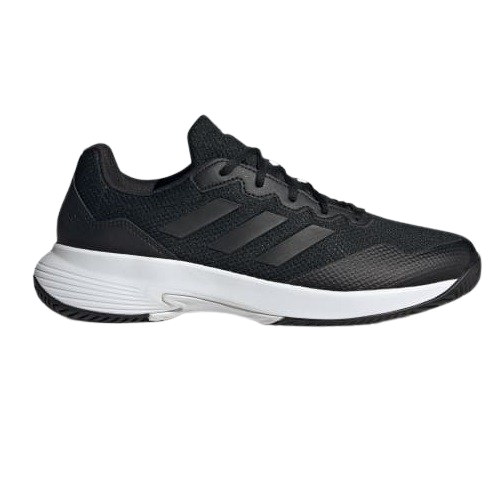 Adidas Men's Gamecourt 2.0 Tennis Shoes - Core Black / Grey Four