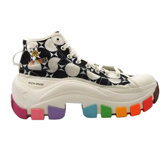 Adidas Unisex Rich Mnisi Nizza High XY22 Pride Shoes - Off White / Core Black / Multi