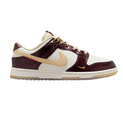 Nike Women's Dunk Low Lx Shoes - Burgundy Crush / Sail / Team Gold / Dark Red - Shopsportive