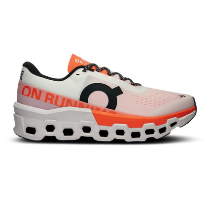 On Running Men's Cloudmonster 2 Shoes - White / Flame - Shopsportive