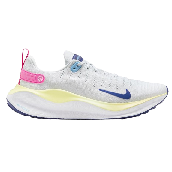 Nike Women's InfinityRN 4 Shoes - Photon Dust / White / Saturn Gold / Deep Royal Blue