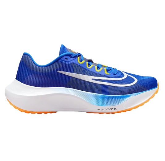 Nike Men's Zoom Fly 5 Shoes - Racer Blue / White / High Voltage / Sundial