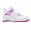 Nike Kids' Air Jordan 4 Retro GS Shoes - Hyper Violet / White - Shopsportive