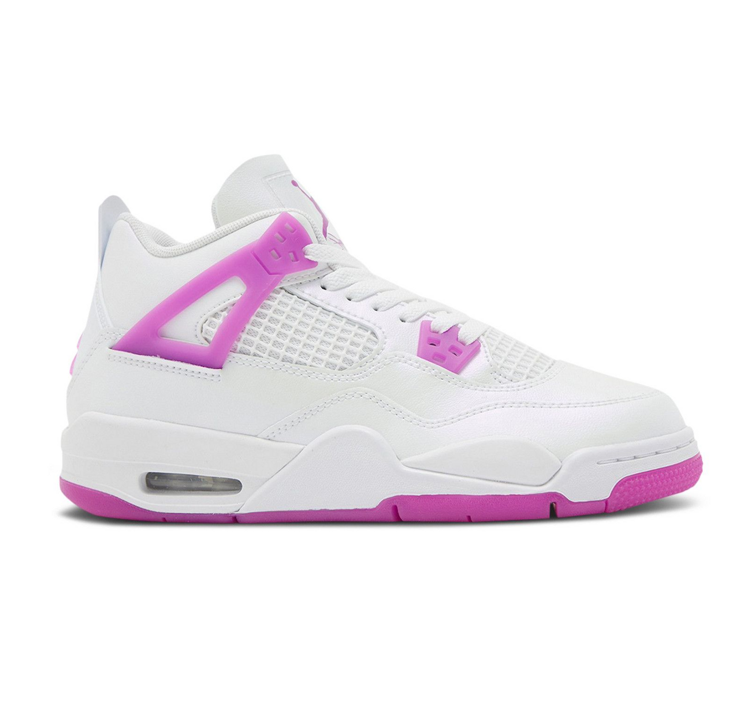 Nike Kid's Air Jordan 4 Retro GS Shoes - Hyper Violet / White