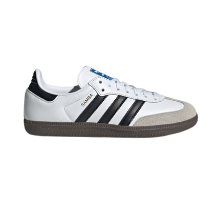 Adidas Kids' Samba OG Shoes - Cloud White / Core Black / Gum - Shopsportive