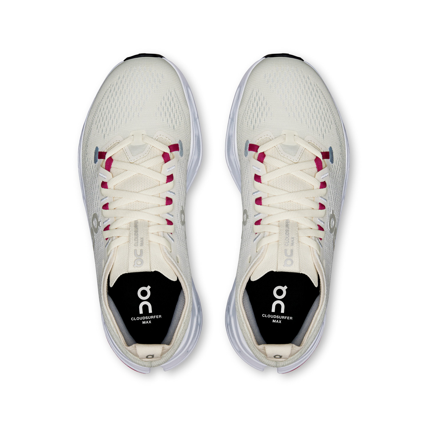 On Running Women's Cloudsurfer Max Shoes - Ivory / Arctic - Shopsportive